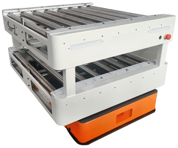 磁导航滚筒式AGV小车500KG